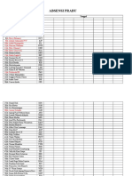 Absensi Prabu 2019 Baru