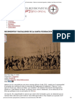 Argentina Regimientos y Batallones de La Santa Federacion (1829-1852)
