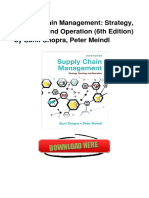 Supply Chain Management Strategy Plannin PDF