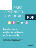 Guía para Aprender A Meditar