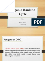 Organic Rankine Cycle