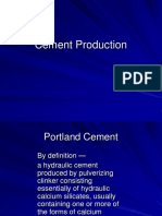 Ppt Cement Manufacturing