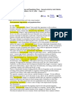 Environmental Degradation and Population Flows A Suhrke