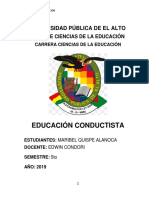 Monografia Educacion Conductismo