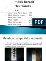 Laporan Membuat Lampu Tidur Otomatis