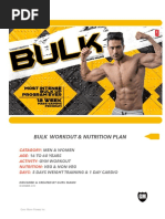 BULK Workout and Nutrition Plan by Guru Mann PDF