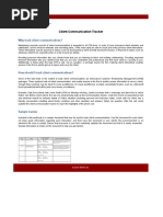 Client Communication Tracker