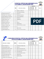 Ficha de Evaluación Declamación Jurado