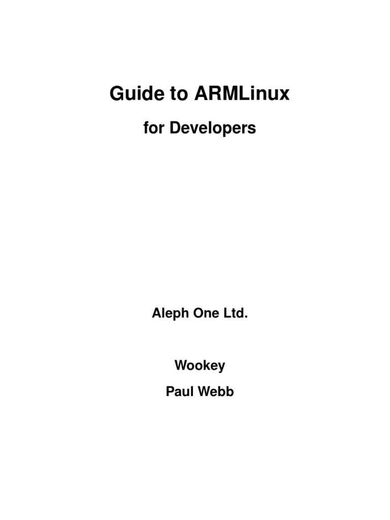 ARM Linux | PDF | Computers