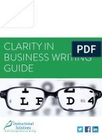 Clarity in Business Writing Guide