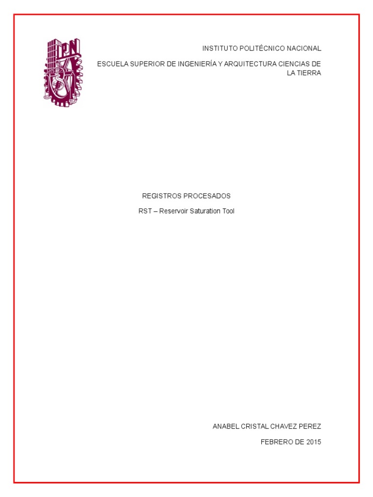 Herramienta RST para Medición de Saturación | PDF | Rayo gamma | Hierro
