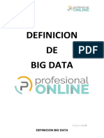 Definicion de Big Data