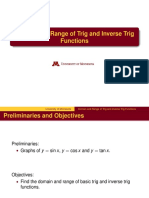 15 - Domain and Range of Trig Fns