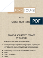 Globus Tours To Italy