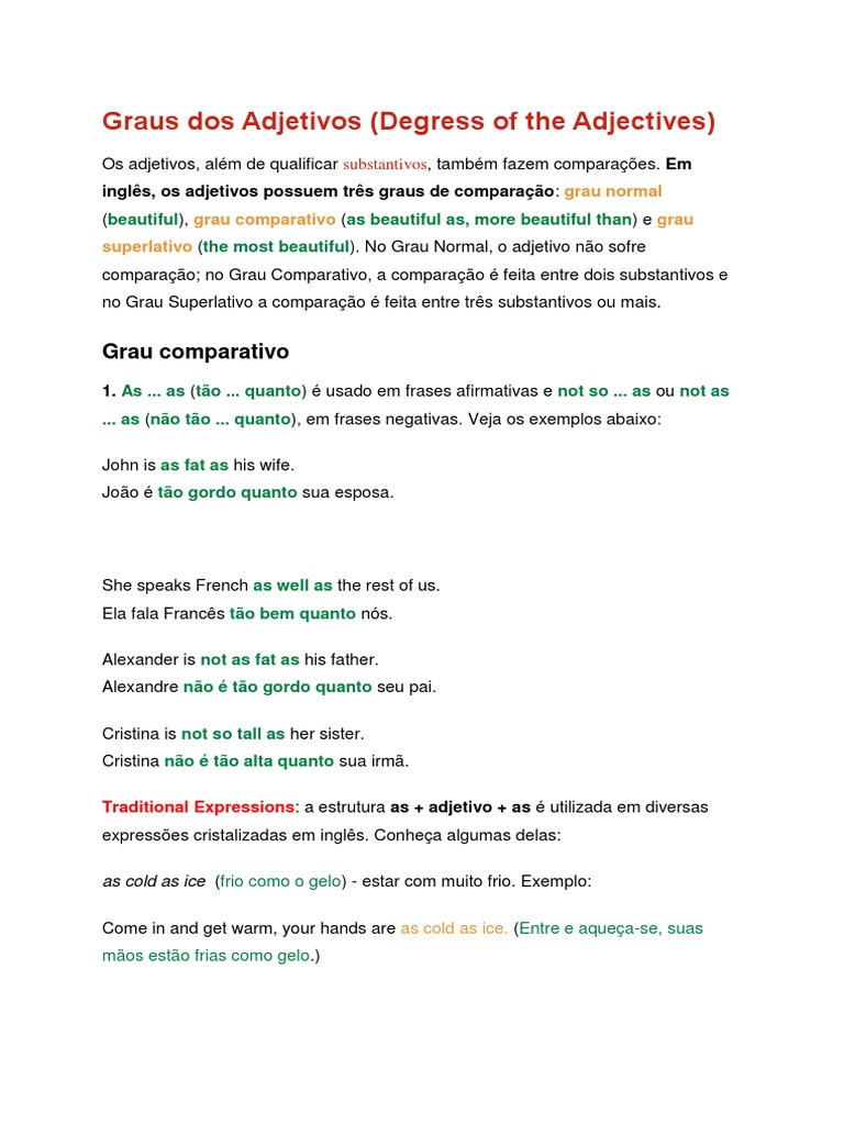 Redação em inglês: better e best — como usar comparativos e superlativos  corretamente - Enago Academy Brazil
