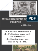 The American Settlement in The Philippines