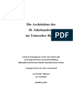 Swantje Volkmann Die Architektur Des 18. Jahrhunderts Im Temescher Banat PDF