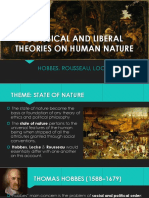 Classical and Liberal Theories On Human Nature