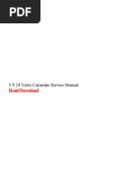 Cummins QSK19 Series Engines Shop Manual PDF