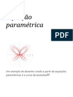 Equação Paramétrica – Wikipédia, A Enciclopédia Livre