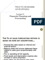 Lecture6-Planning & Forecasting