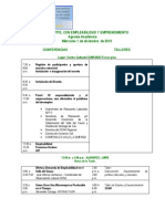 Agenda Taller Emprendimiento