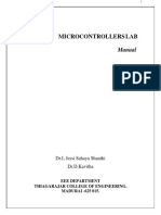 14EE490 - MC Lab Manual 2019 PDF