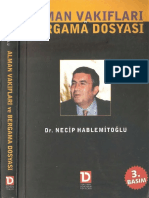 Necip Hablemitoğlu - Alman Vakıfları-Bergama Dosyası