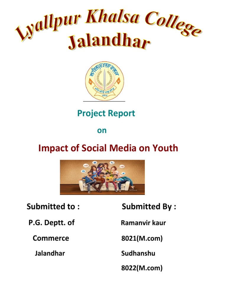 Impact of Social Media On Youth | PDF | Social Media | Popular Culture ...