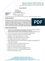 Computer Data Entry Job Description Free PDF Template