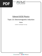 Summary Notes - Topic 13 Edexcel Physics GCSE PDF