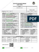 Daftar Susunan Pemain