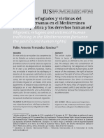 2017, Fernandez, Migrantes, Refugiados y Víctomas Del Trafico de Personas en El Mediterráneo