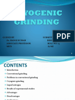 Cryogenic Grinding