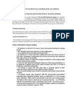 Guidelines For Sixmonth Training PDF