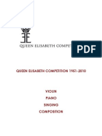 Concours Reine Elisabeth - 1937-2010