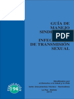 Guía de Manejo Sindrómico de Las Infecciones de Transmisión Sexual