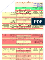 التدرج السنوي لبناء التعلمات في اللغة العربية - السنة الرابعة متوسط -الجيل الثاني -2020-2019