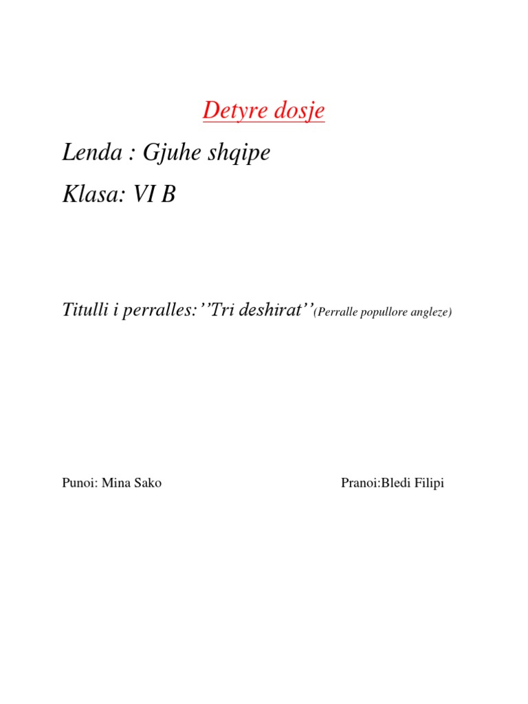 Detyre | PDF