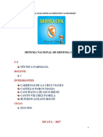 Monografia Sistema Nacional de Defenza Civil