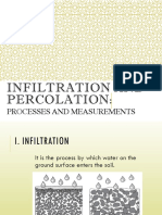 3.4 Infiltration and Percolation