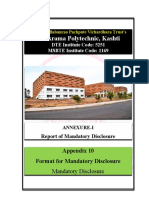 Parikrama Polytechnic Mandatory Disclosure PDF