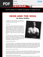 Iron and The Soul by Henry Rollins