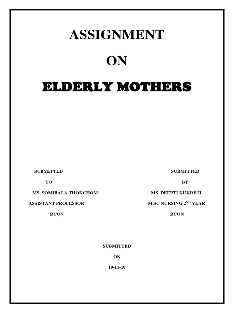 Elderly Primigravida Pregnancy Childbirth