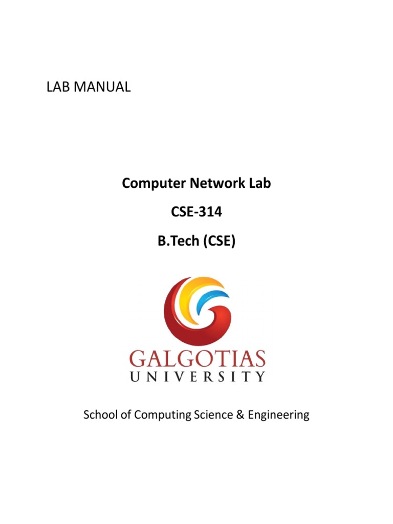CSE 354 Computer Network Lab Manual | PDF | Routing | Internet Protocol ...