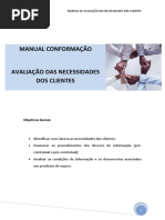 M3 - Manual de Avaliação Das Necessidades Dos Clientes