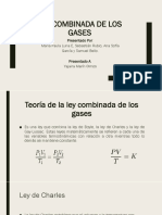 Ley Combinada de Los Gases