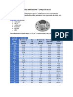 Flange Dimensions Asme Ansi b16.5