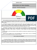 Percentual de Municipios Com Aterro Sanitario PDF
