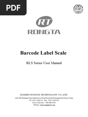 Label Scale User Manual